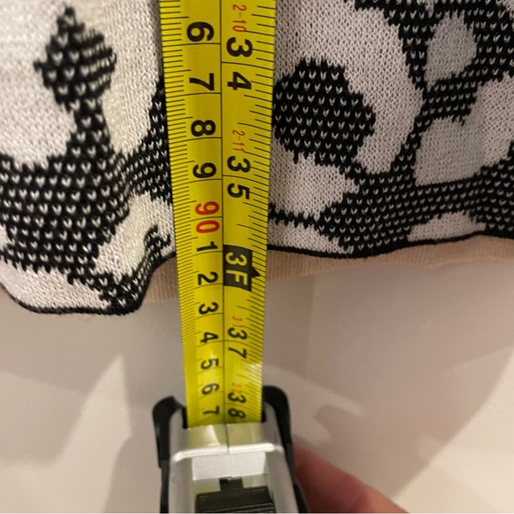 MING WANG Colorblock Studded Cheetah Print Knit Dress - Size S - Picture 11 of 13